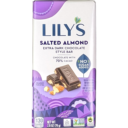 Extra Dark Chocolate 70% Cocoa - Salted Almond